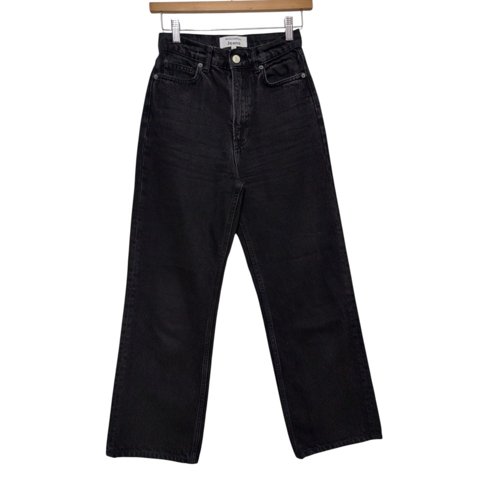 Reformation Wilder High Rise Wide Leg Jeans Women's 24 Denim Pants